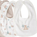 Little Linen Jersey Bib 5pk - Bushland Bear