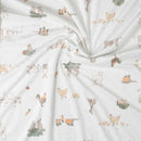 Little Linen Baby Snuggle Blanket - Farmyard Lamb