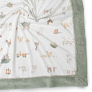 Little Linen Baby Snuggle Blanket - Farmyard Lamb