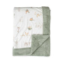 Little Linen Baby Snuggle Blanket - Farmyard Lamb