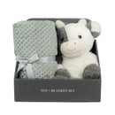 Little Linen | Plush Toy & Blanket - Farmyard Cow