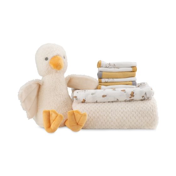 Little linen | Boxed Gift Set - Fuzzy Ducks