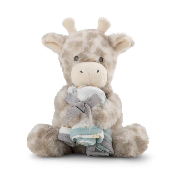 Little Linen Plush Toy & Washers - Savanna Giraffe