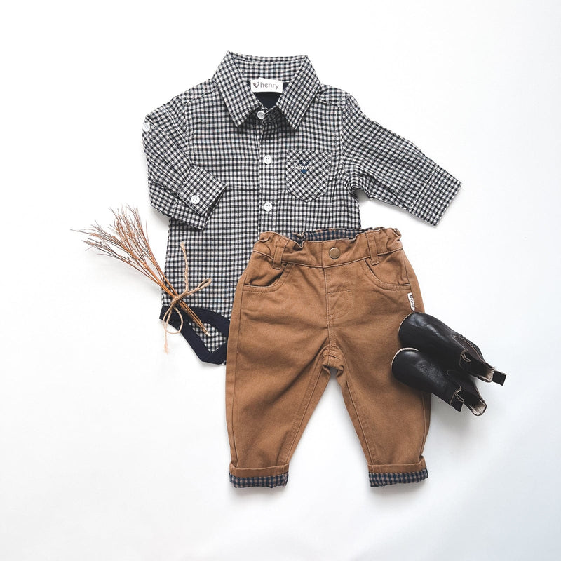 Love Henry | Baby Boys Chino Pant - Brown