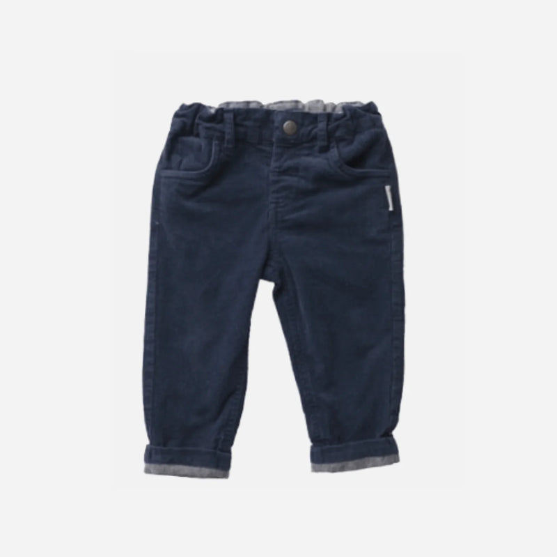 Love Henry | Baby Boys Chino Pant - Navy Corduroy