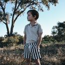 Love henry | Boys Sonny Shorts - Large Navy / White Stripe