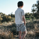 Love henry | Boys Sonny Shorts - Large Navy / White Stripe