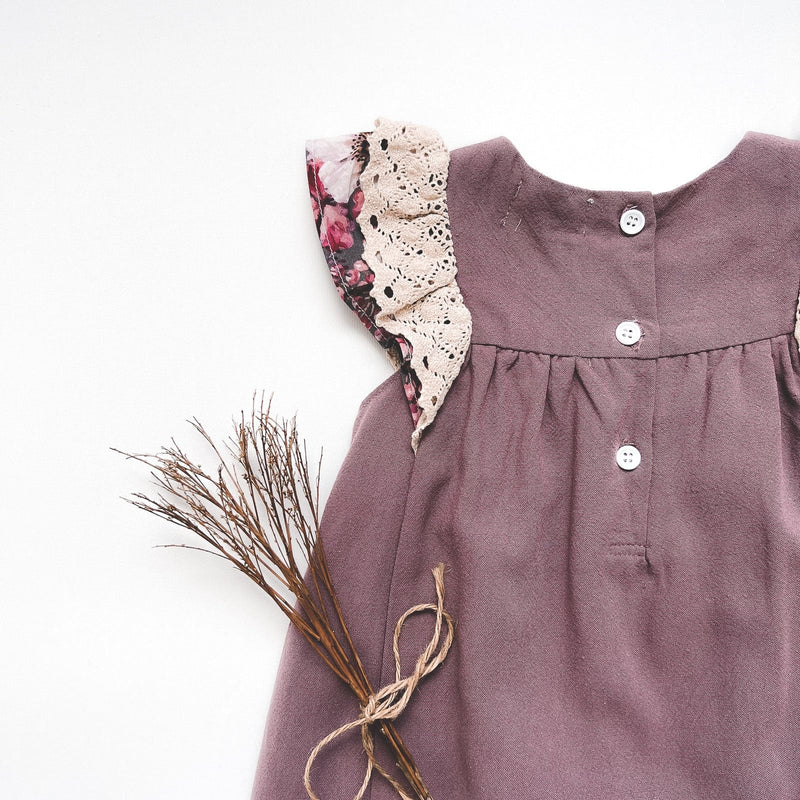 Love Henry | Baby Girls Maisy Dress - Mauve