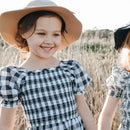 Love Henry | Girls Daisy Dress - Navy Check