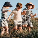 Love Henry | Girls Daisy Dress - Navy Check