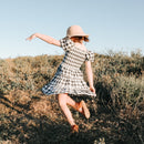 Love Henry | Girls Daisy Dress - Navy Check