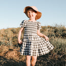 Love Henry | Girls Daisy Dress - Navy Check