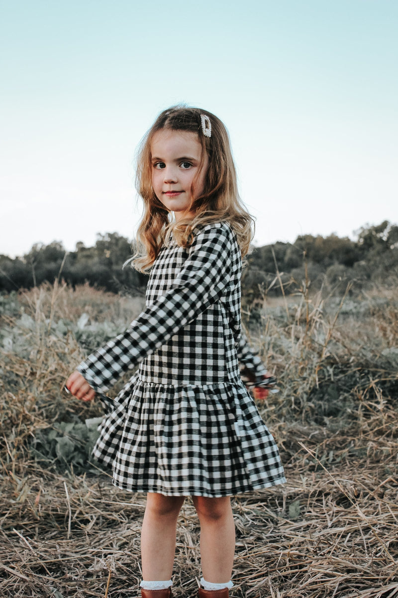 Love Henry Frankie Dress - Black Check