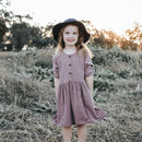 Love Henry | Girls Rosie Dress - Mauve