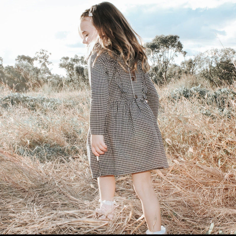 Love Henry | Florence Dress - Navy Gingham