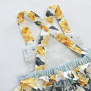 Love Henry | Baby Girls Frilly Playsuit - Amalfi Coast