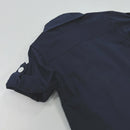 Love Henry | Baby Boys Dress Shirt Romper - Navy