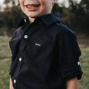 Love Henry | Boys Dress Shirt -  Navy