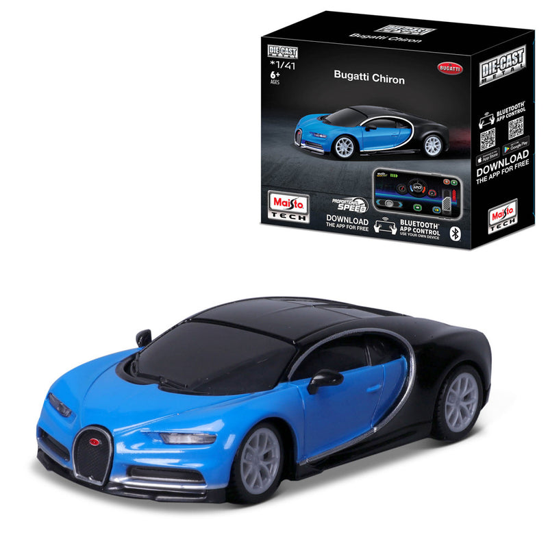 Maisto Tech1:41 MINI METAL DIE-CAST BLUETOOTH RC BUGATTI CHIRON