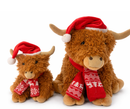 Hamish the Highland Cow Christmas Tan 42cm