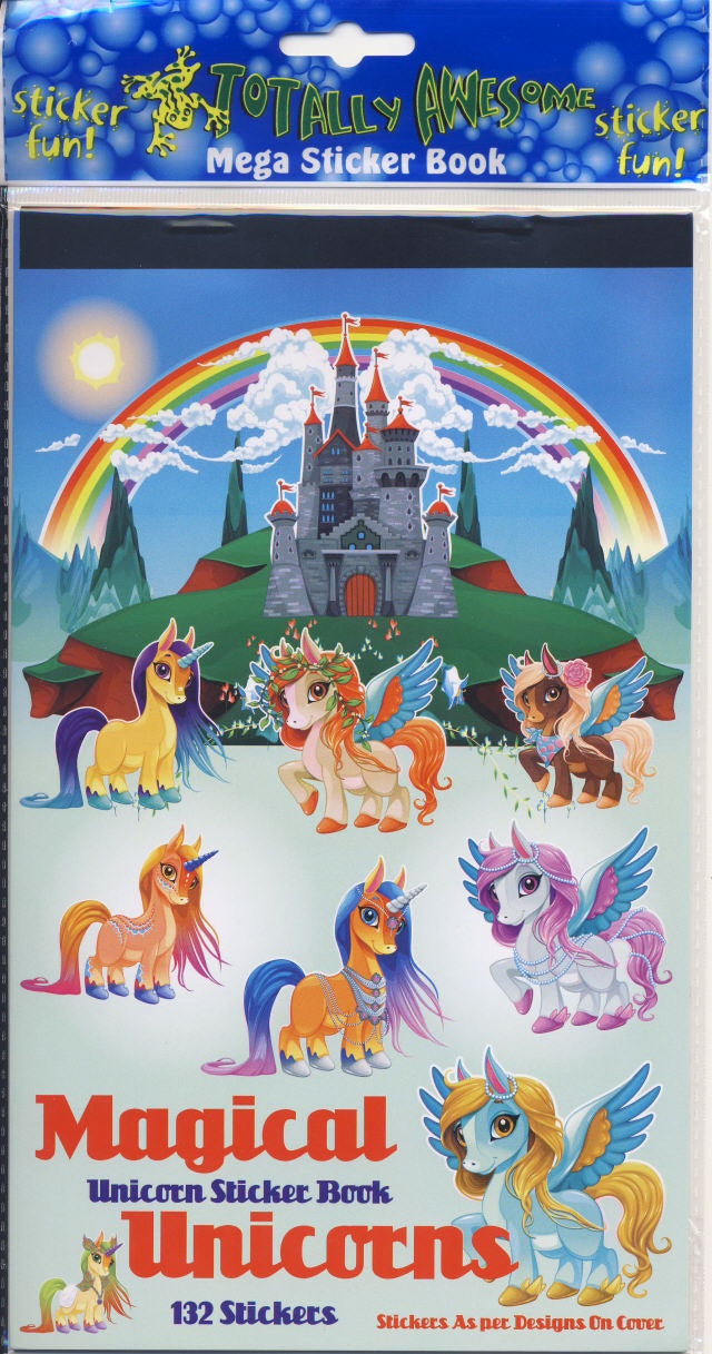 Mega Book Magical Unicorns Sticker Book