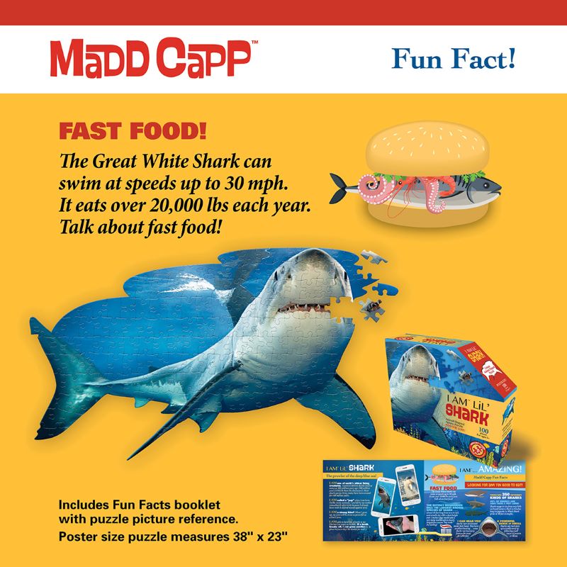 MaDD CaPP I AM LIL SHARK 100pce Puzzle & Poster