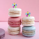 Mon Coco - Rainbow Flower Clip-on Earrings