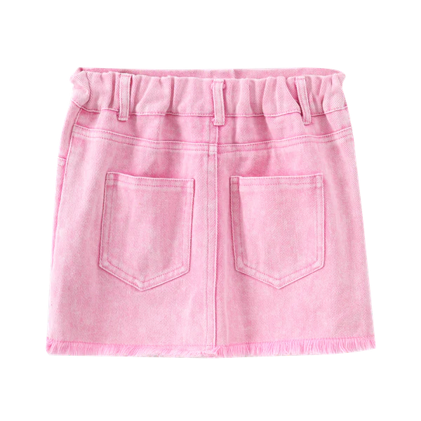 Cracked Soda | Mila Denim Skirt - Pink