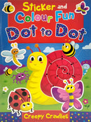 Sticker & Colour Fun Dot to Dot Book - Creepy Crawlies