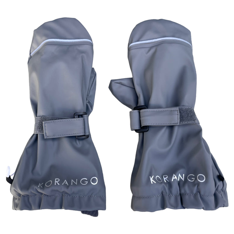 Korango | Polar Fleece Lined Waterproof Mittens-Charcoal