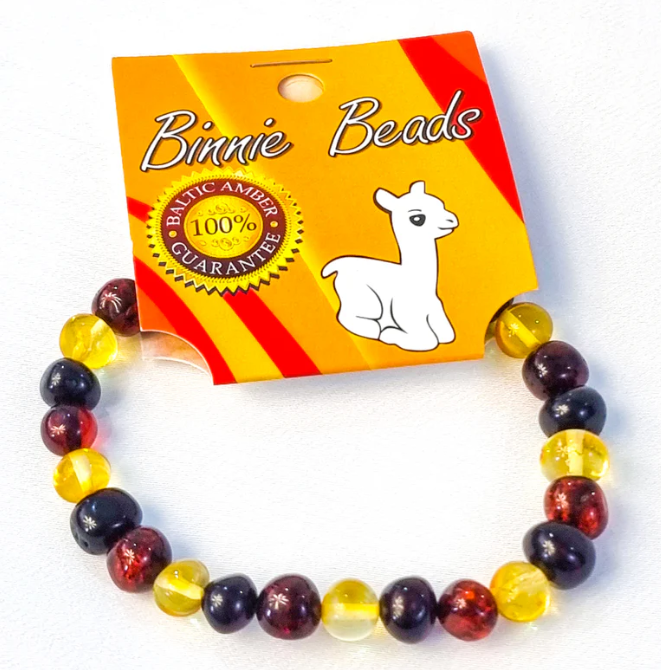 Amber Baby Bracelet -  Binnie Beads