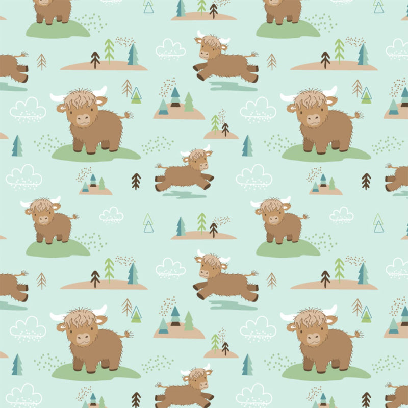 Mary Meyer Hetty Highland Cow Character Blanket