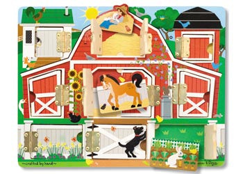 Melissa & Doug  - Magnetic Farm Hide & Seek