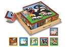 Melissa & Doug | Cube Puzzle - Farm  16PCS
