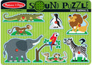 Melissa & Doug Sound Puzzle - Zoo Animals 8pc RRP $44.99