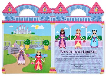Melissa & Doug | Reusable Puffy Sticker Play Set - Princess