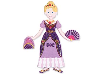 Melissa & Doug | Reusable Puffy Sticker Play Set - Princess