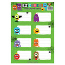 EZ | Sticky Name Labels X 8