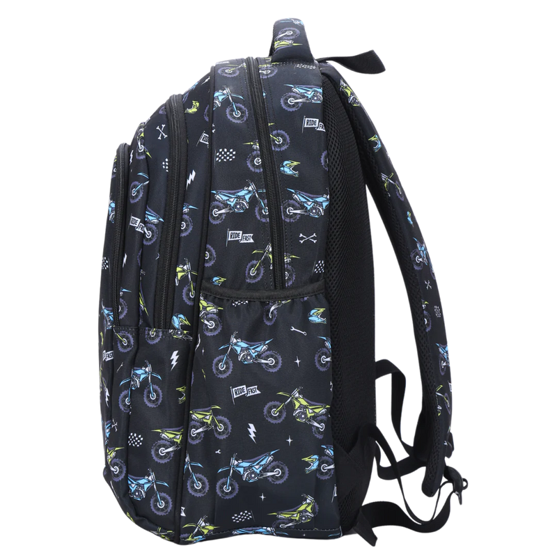 ALiMASY | Motorcross Large School Backpack