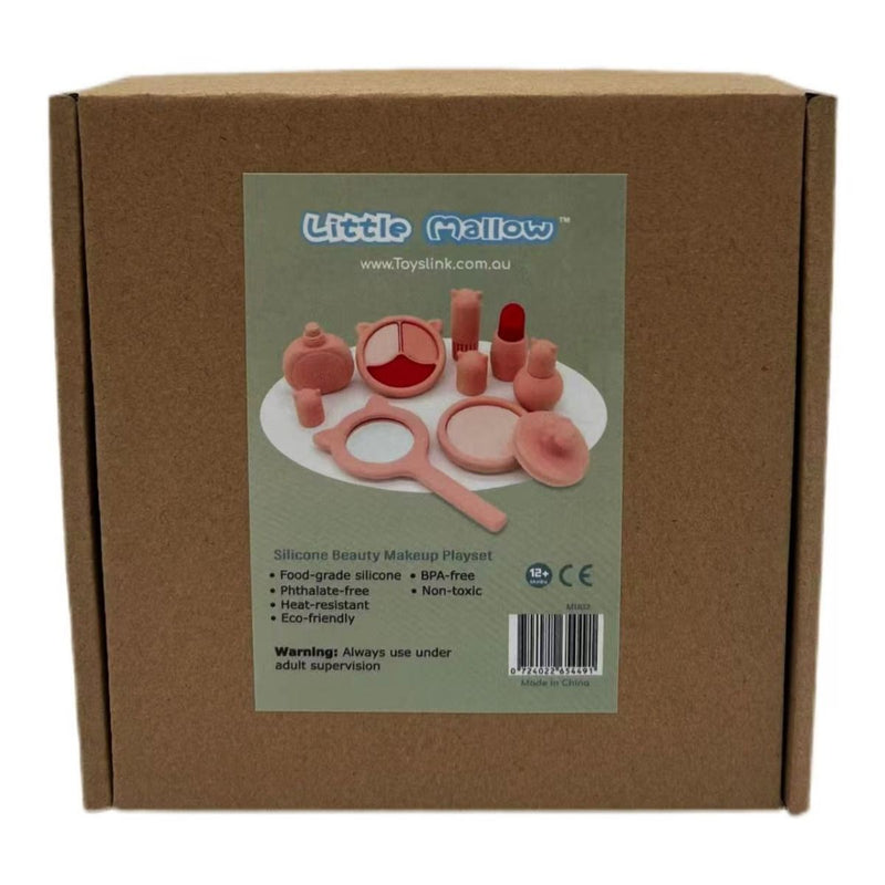Pink Silicone Makeup Playset Kit