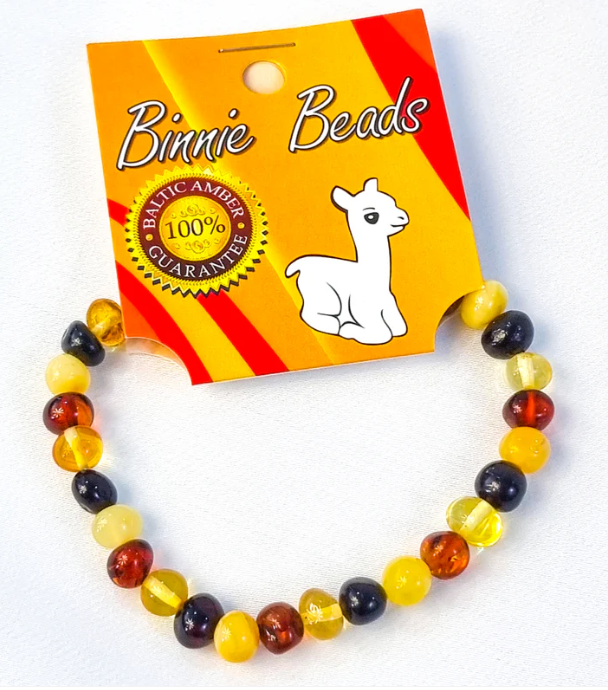 Amber Baby Bracelet -  Binnie Beads