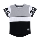 Cracked Soda Nash Detailed Tee - Grey/Blk - Baby