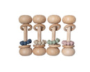 Classical Child | Wooden Beech Rattle - Asstd Colours