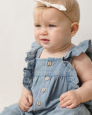 Quincy Mae | Nova Romper - Chambray