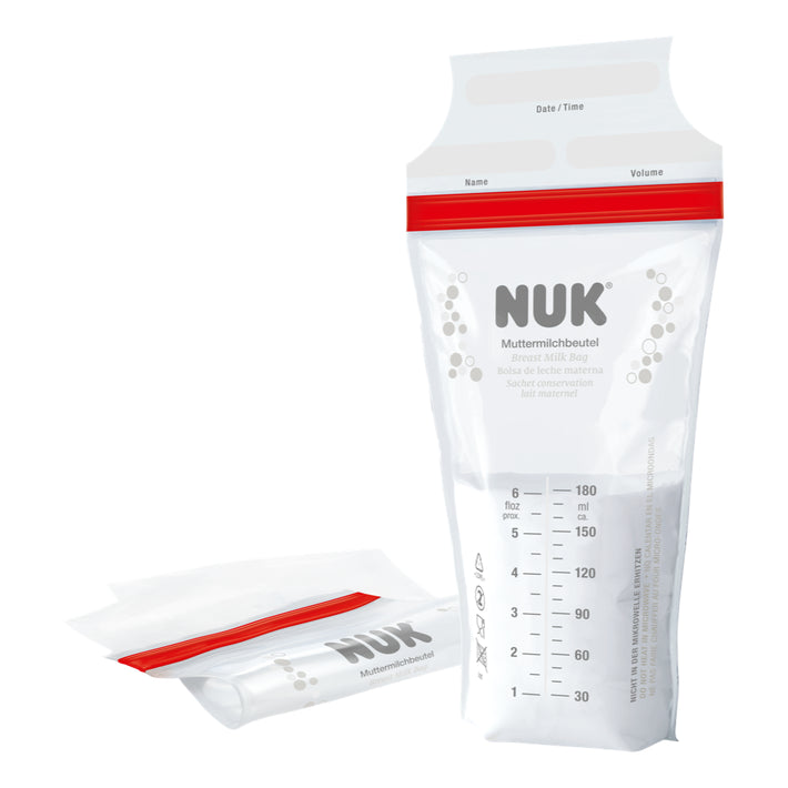 NUK Breast Milk Storage Bags - 25 Pack