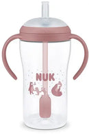 Nuk | Perfect Match Learner Straw Bottle - Rose Bear