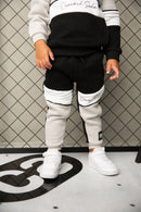 Cracked Soda | Baby Boys Havan Crew Tracksuit - Oat