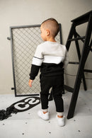 Cracked Soda | Baby Boys Havan Crew Tracksuit - Oat