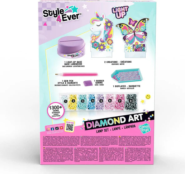 Style 4 Ever | Diamond Art Lamp Set