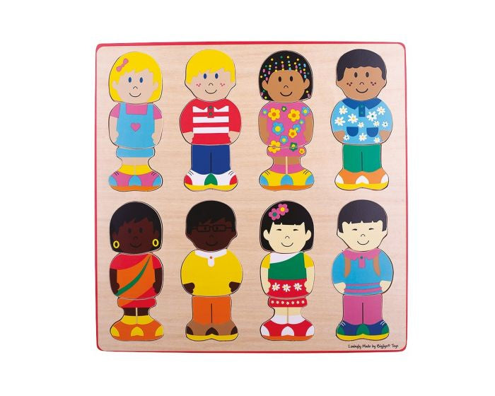 Little Friends Wooden Dress Up Puzzle